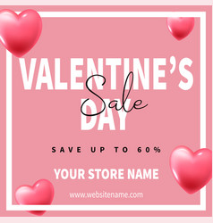 Valentines Day Sale Poster Flyer Design