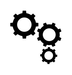 Settings Gears Flat Icon