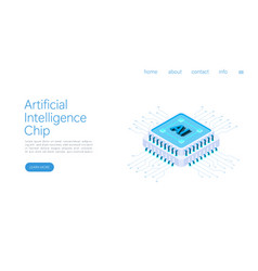 Landing Page Template Ai Cpu Digital Technology