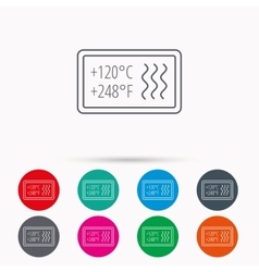 Heat Resistant Icon Microwave Dishwasher Info