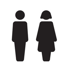 Man And Woman Icon Boy And Girl Icon Or Badge