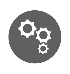 Settings Gears Flat Icon