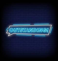 Outstanding Neon Signs Style Text