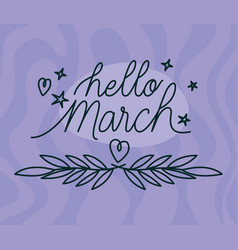 Card Of Hello March