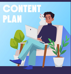 Content Plan And Marketing Strategy Banner