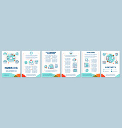 Nursing Brochure Template Layout