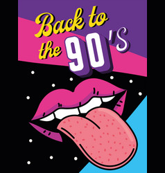 Back To The 90s Poster