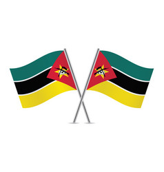 Mozambique Crossed Flags