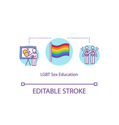 Lgbt Sex Education Concept Icon