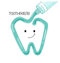 Toothpaste Squeezed Out A Tube