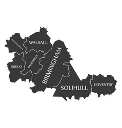 West Midlands Metropolitan County England Uk