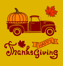 Happy Thanksgiving Day Poster Template