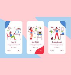 Home Fitness App Banners