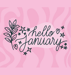 Card Of Hello January