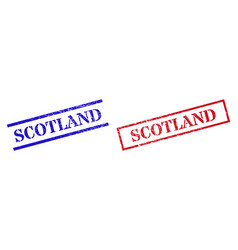 Scotland Textured Rubber Stamp Seals