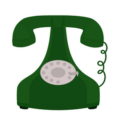 Green Retro Phone