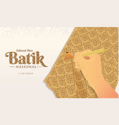 Indonesian Holiday Batik Day Translation October