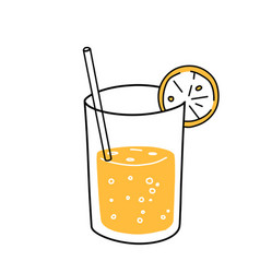 Orange Juice Glass Of Fresh Drink