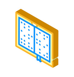 Braille Book Isometric Icon