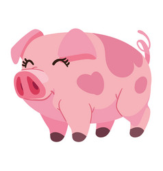 Cute Pork Farm Animal