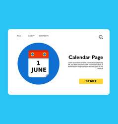 First June Calendar Page Icon