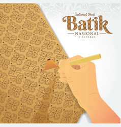 Indonesian Holiday Batik Day Translation October