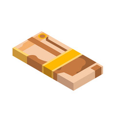 Isometric Stack Of Money Currency Or Cash Icon