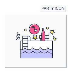 Pool Party Color Icon