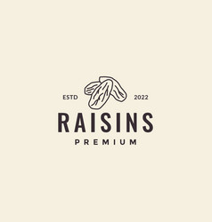 Raisin Hipster Logo Design