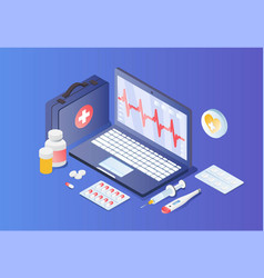 Health Care Set Isometric