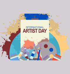 International Artist Day Background