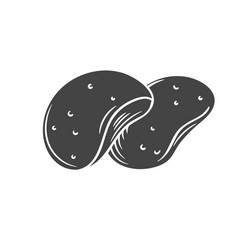 Potato Chips Glyph Icon