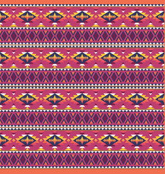 Aztec Navajo Ethnic Native Indian Seamless Pattern