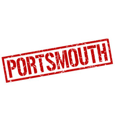 Portsmouth Red Square Stamp