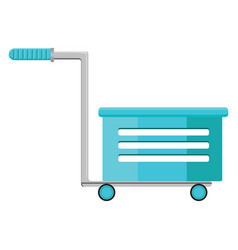 Shopping Buggy On A White Background