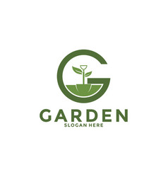 Letter G And Gardener Logo Design Inspiration