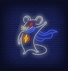 Mouse Hero Neon Sign