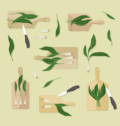 Cutting Wild Garlic