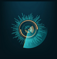 Hud Round Circle Digital Technology Interface