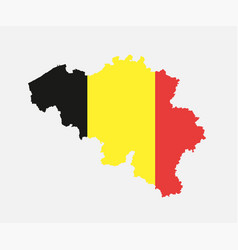 Map Belgium Made Flag Europe Country