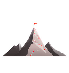 Mountain Peak Route Composition