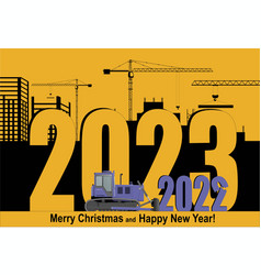 Happy New Year 2023 Greeting Card Outgoing 2022