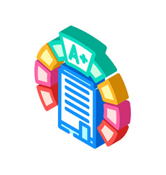 Office Energy Efficient Isometric Icon