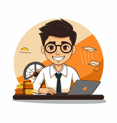 Businessman Cartoon Icon Business Management