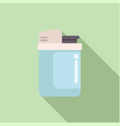 Flat Design Icon Of A Binder Clip Container