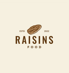 Brown Raisins Food Logo Design