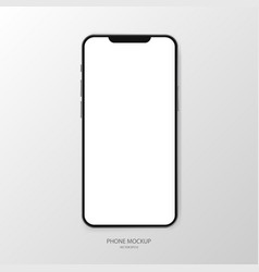 Mobile Phone Mockup Realistic Smartphone Device