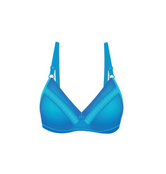 Blue Woman Bra