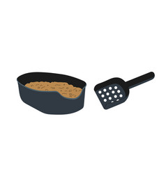 Cats Tray With Spatula Concept