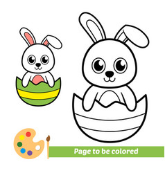 Coloring Book For Kids Easter Bunny